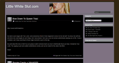 Desktop Screenshot of littlewhiteslut.com